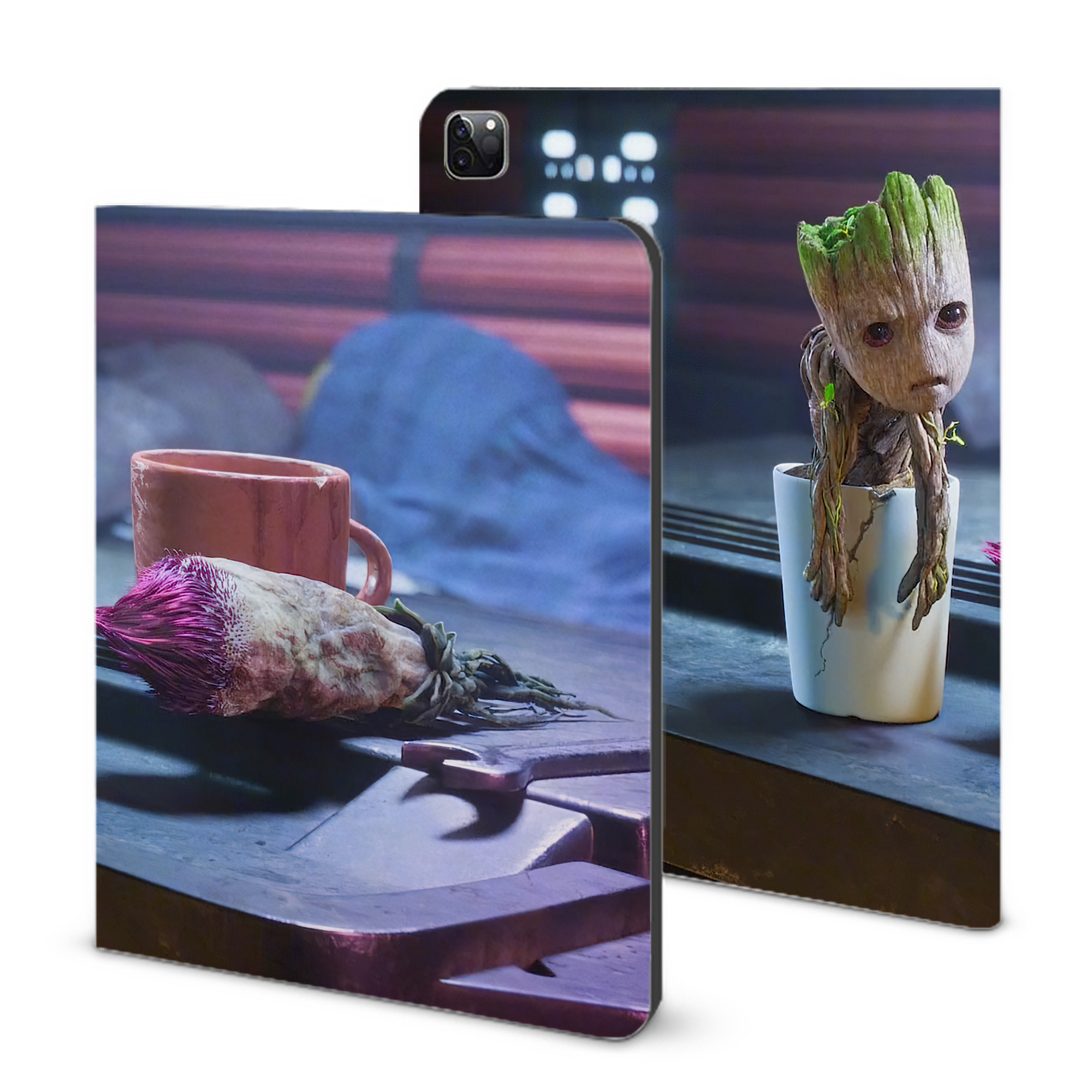 （画像用） アベンジャーズ The Avengers IPad ケース ブック型 PUレザー TPU 耐衝撃 軽量 薄型 ペン収納なし 全面保護 IPad 各モデル対応